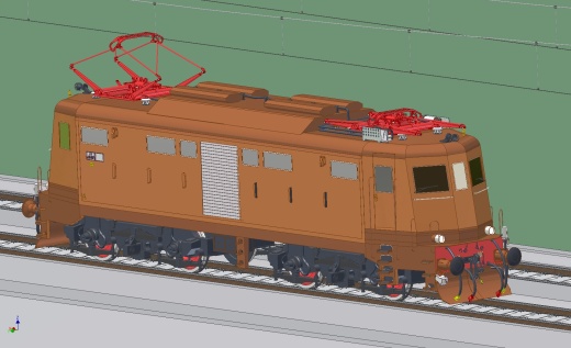 机车火车与铁轨缩略图